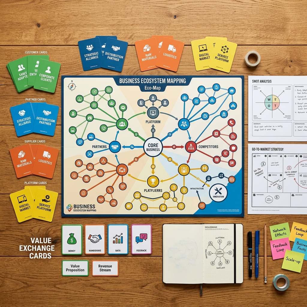 Ecosystem Builder Board dan Cards